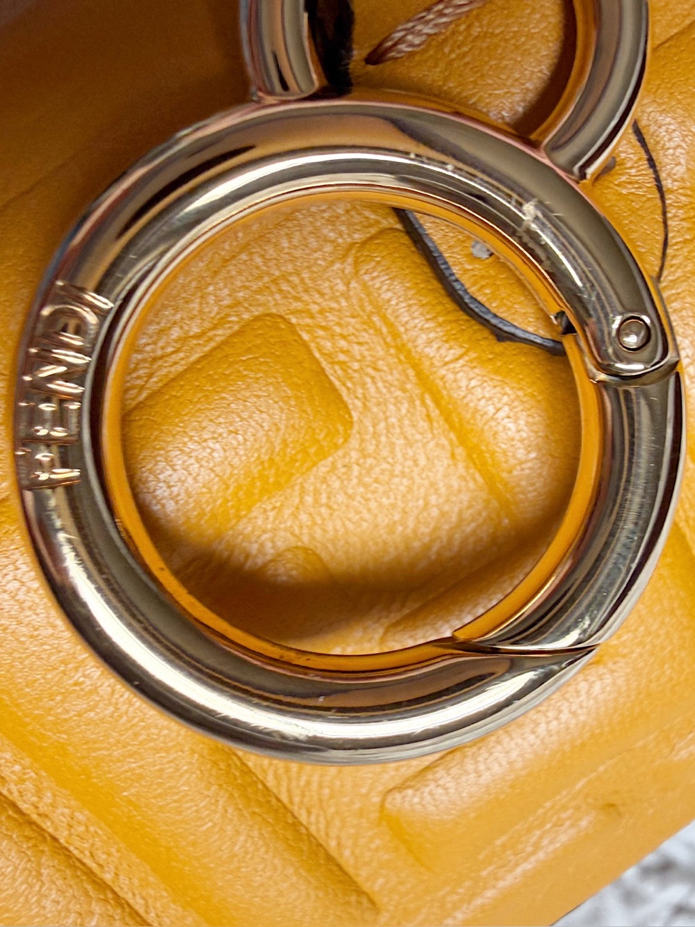 Fendi Zucca FF Baguette Super Nano crossbody bag , charm, earpod purse - Picture 7 of 13
